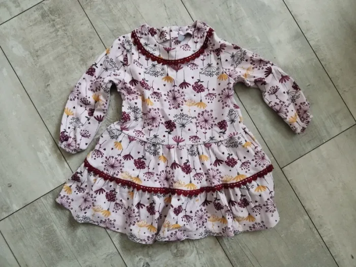 Robe coton manches longues