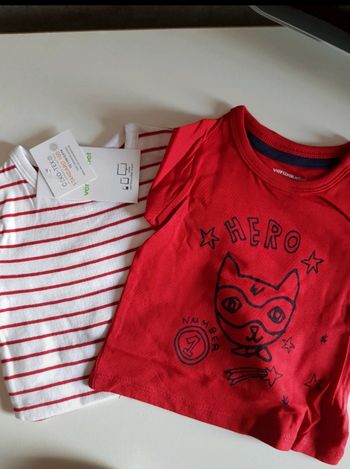 Lot de 2 T-shirts