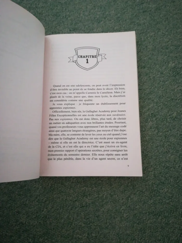 Roman :" Gallagher academy, tome 1, espionne malgré moi" - photo numéro 4