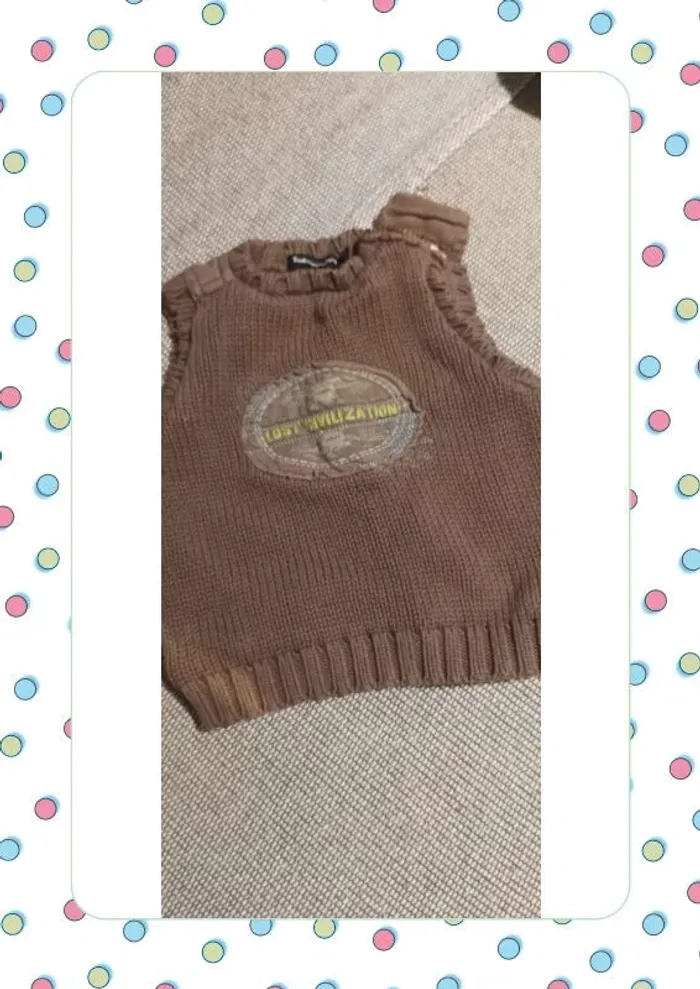 Pull sans manches