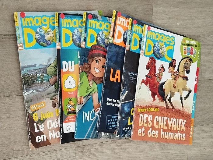 Lot de 6 magazines Images Doc année 2022-23-24 L067  7599141281 - photo numéro 2
