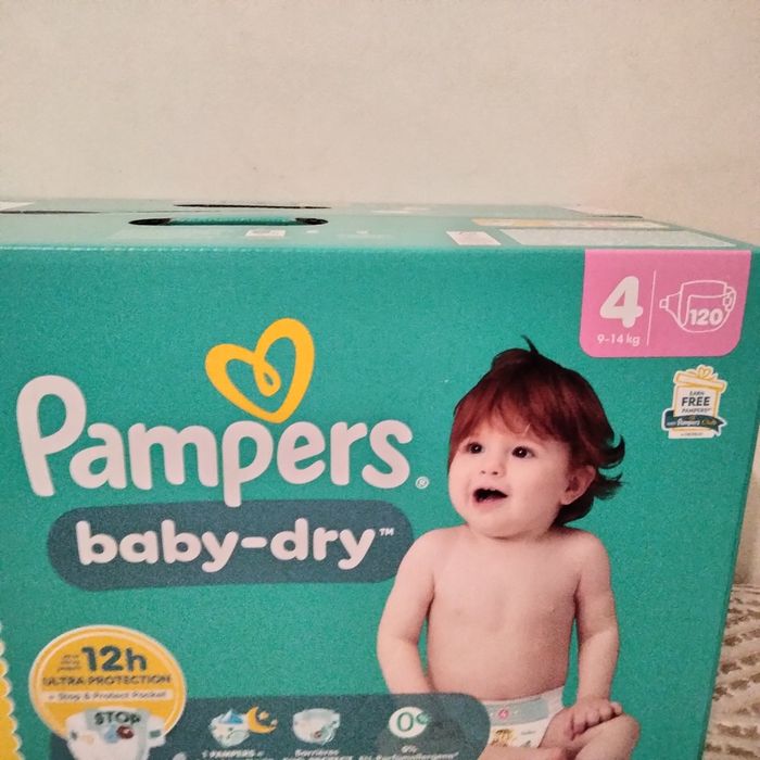 Carton de couches Pampers taille 4 (120 couches) - photo numéro 2