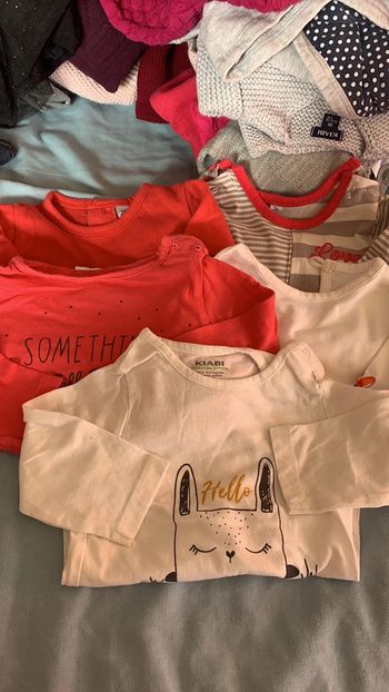 Lot 5 tee-shirts manche longue