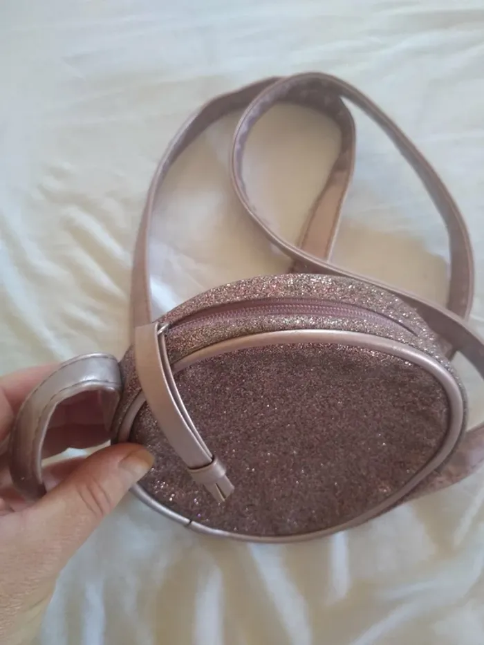 Sac Fille Rose Paillettes - photo numéro 5