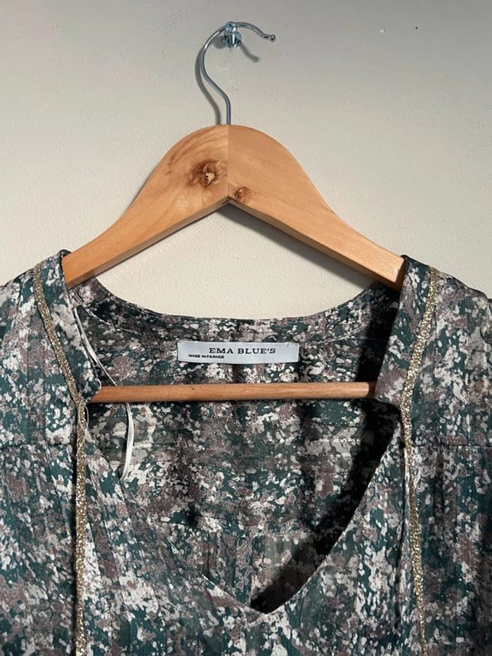 Blouse imprimée Ema Blues - photo numéro 5