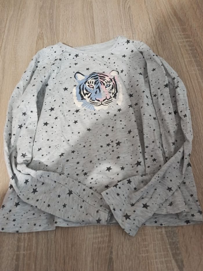Lot t-shirt manches longues fille