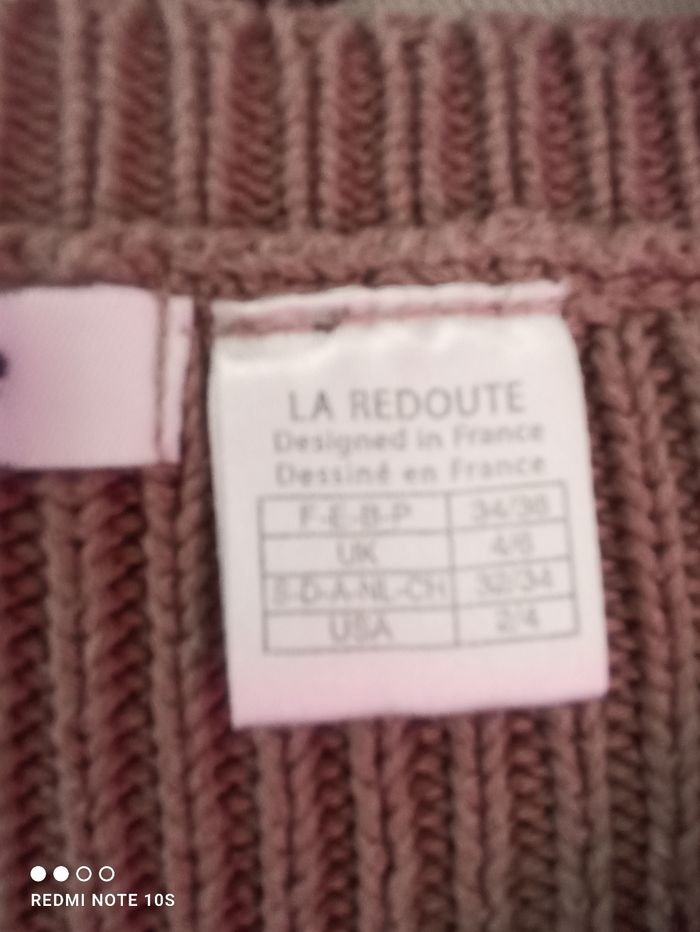 Gilet cardigan à pression femme taille S/36 La Redoute création - photo numéro 4