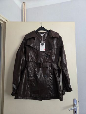 Trench léger marron foncé M
