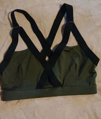 Brassière sport kaki