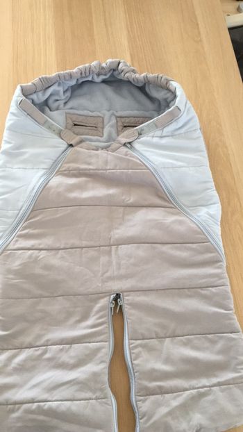 Gigoteuse polaire pour siège auto ou cosy ou poussette