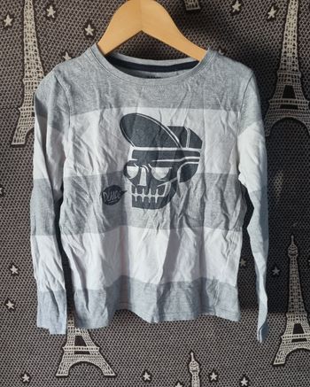 T-shirt manches longues imprimé 8ans