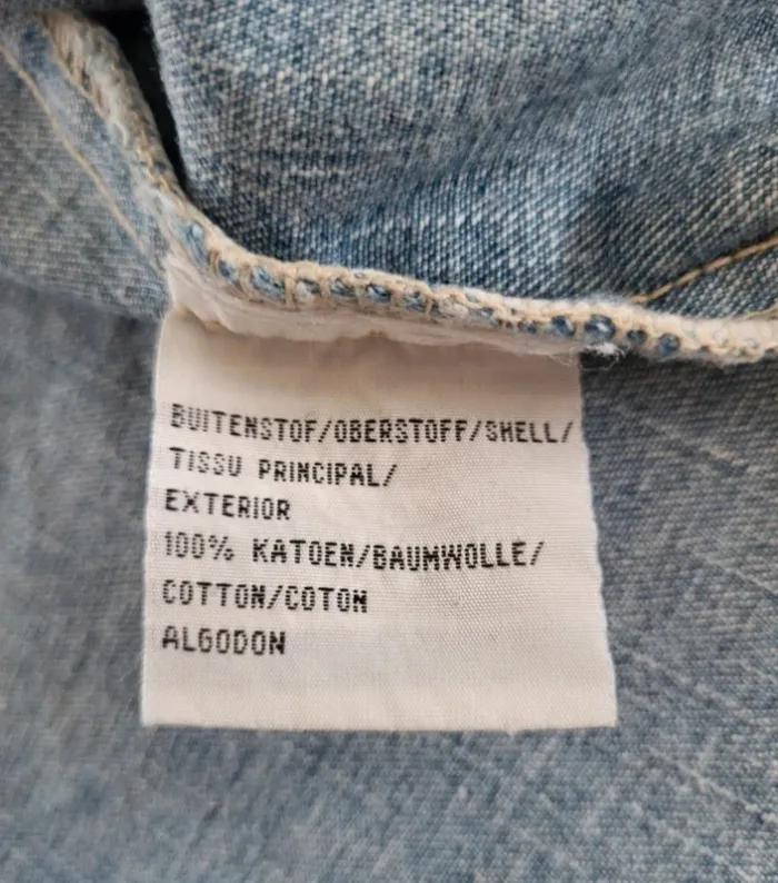 Veste en jean bleue claire M&S Mode Taille 38 - photo numéro 7