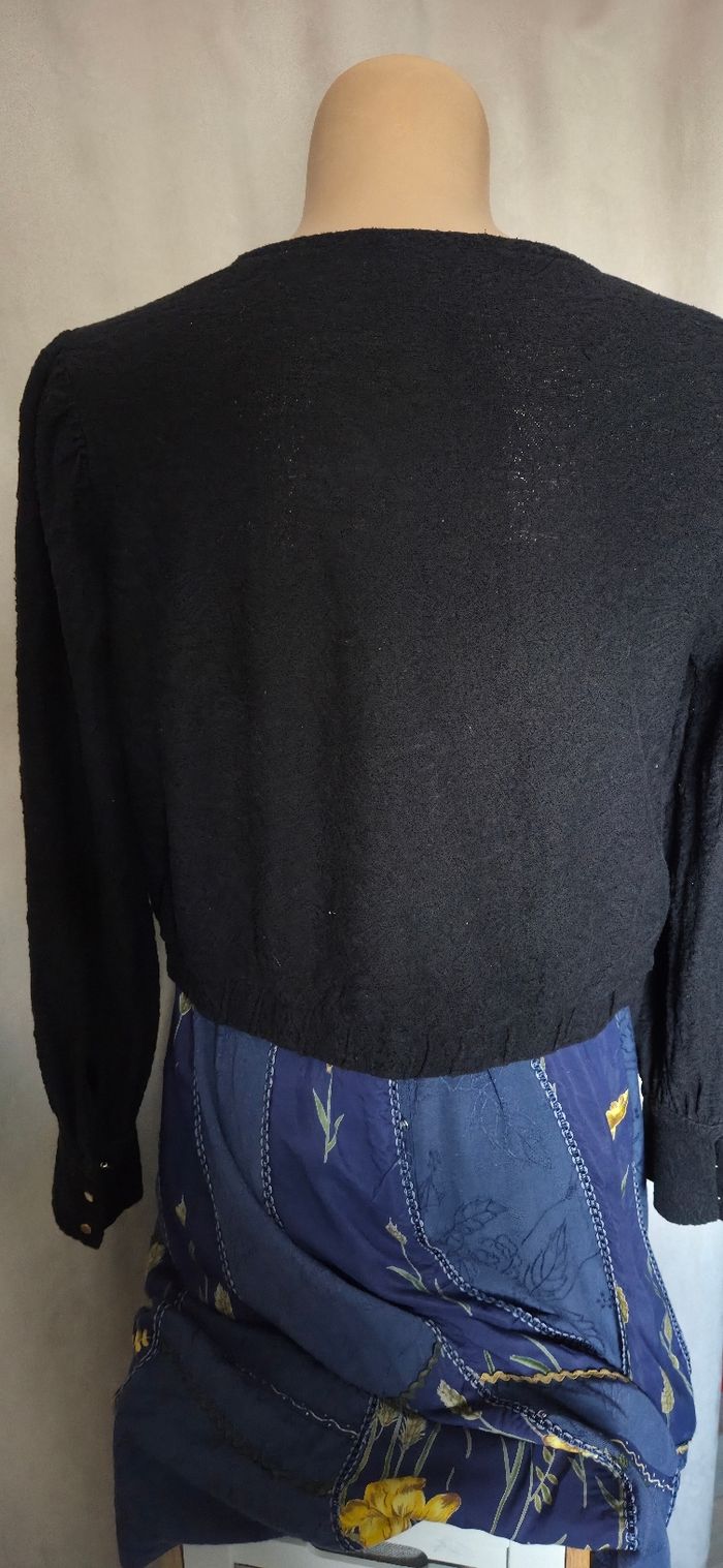 Pull brodé noir 40 promod - photo numéro 4