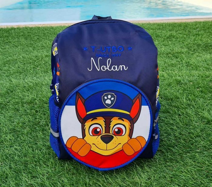 Sac maternelle pat patrouille personnalisé
