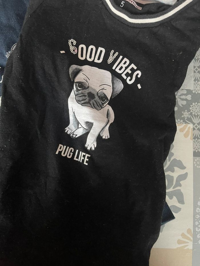 Lot 5 ans tee-shirts fille - photo numéro 5