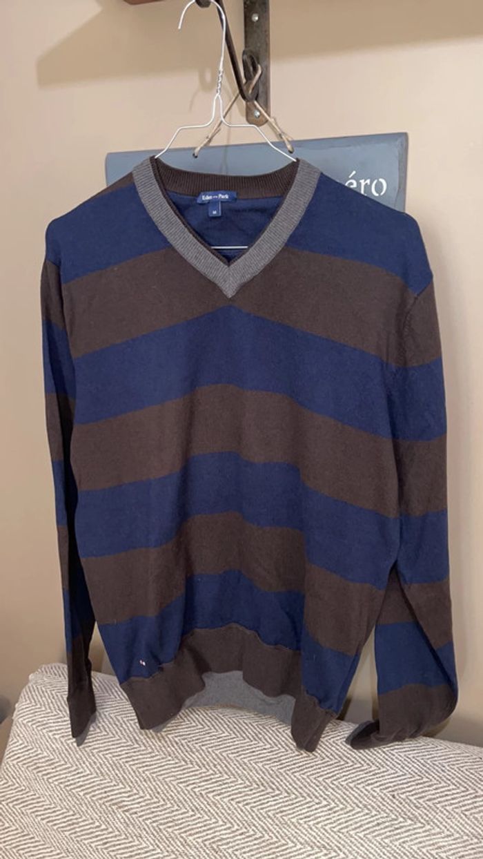 Pull col Homme laine Eden Park
