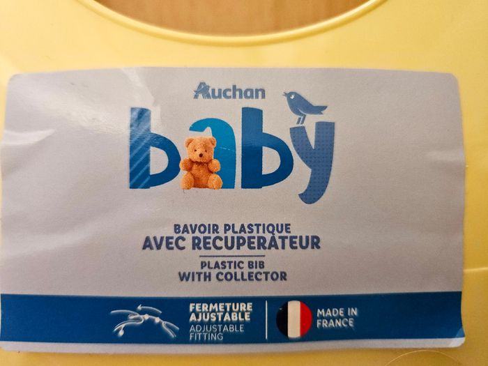 Bavoir plastique neuf - photo numéro 3