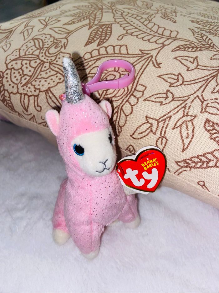 Porte clef lama licorne ty claire’s - photo numéro 2