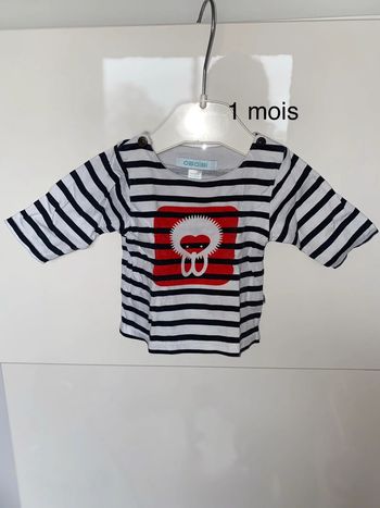 Tee shirt 1 mois