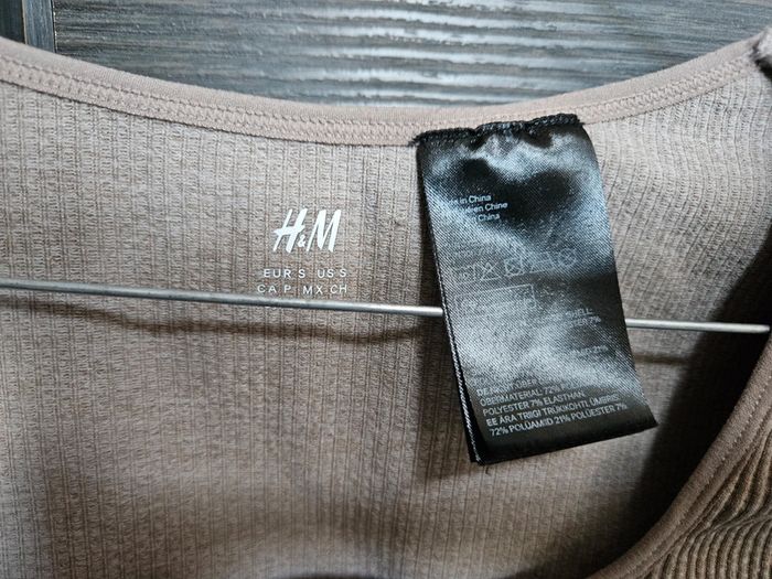 Pull taupe H & M taille S - photo numéro 3
