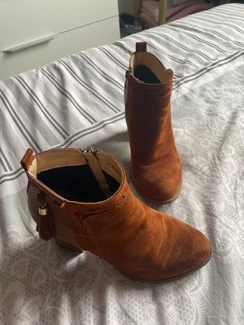 Bottines en daim