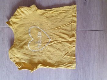 T-shirt fille 6 mois manches courtes