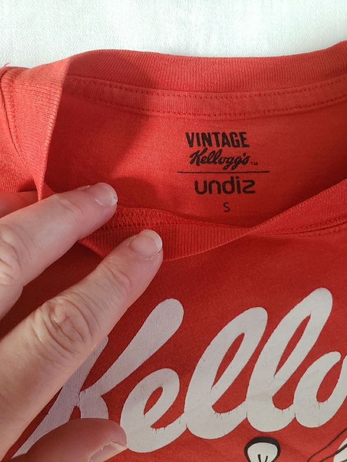 T-shirt rouge kellogg's manches courtes - photo numéro 2