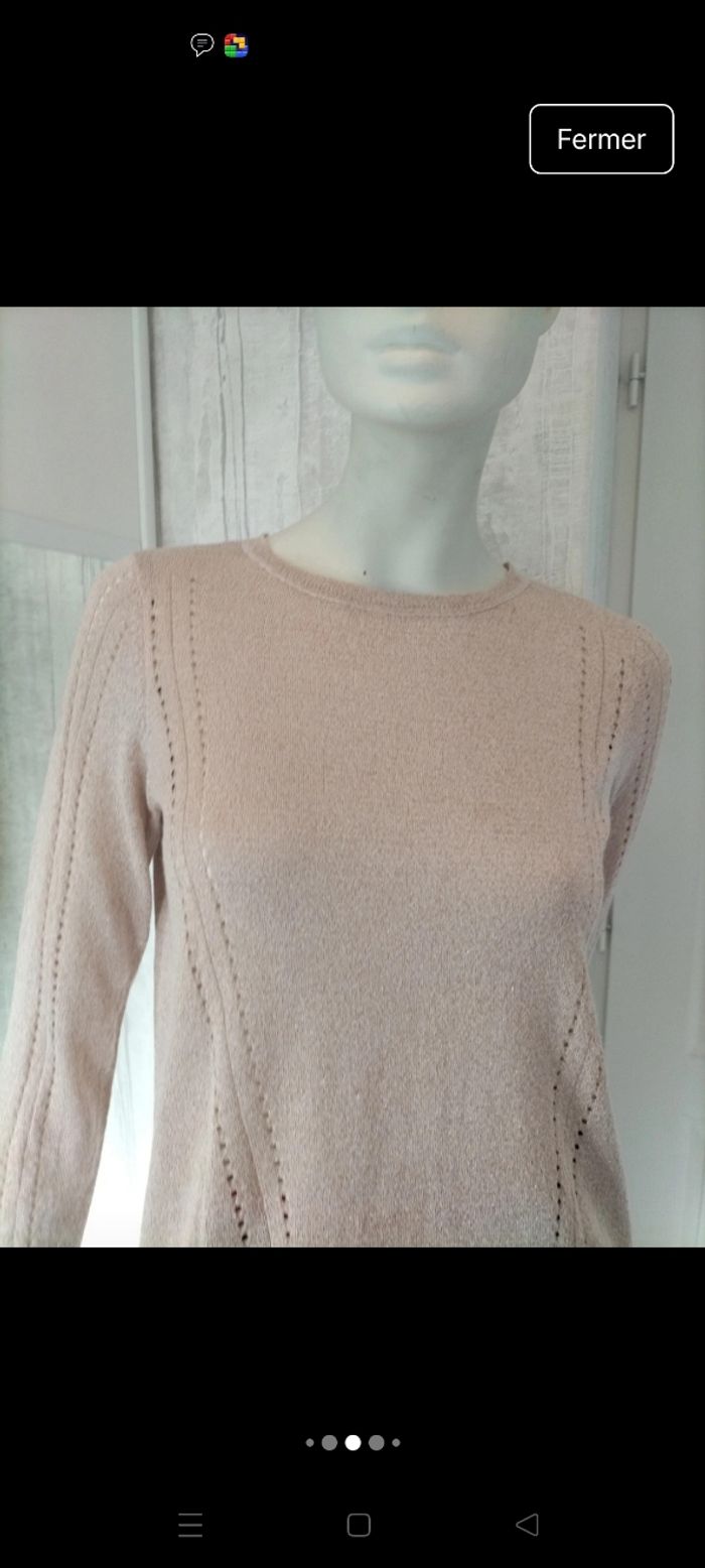 Pull brillant col rond - photo numéro 3