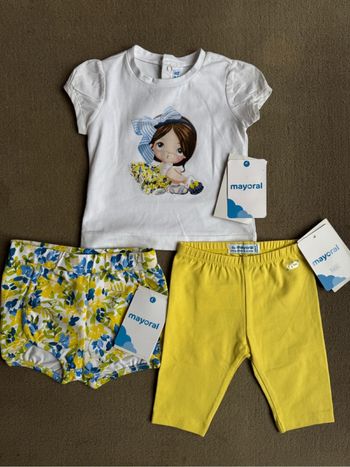 Ensemble  legging mayoral jaune