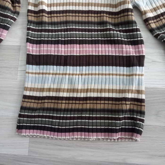 Pull femme à col roulé à rayures Pure  & Simple taille M - photo numéro 6