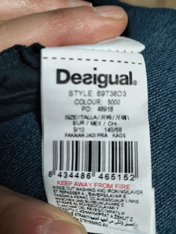 Desigual neuf 10 ans tee shirt longues manches - photo numéro 4