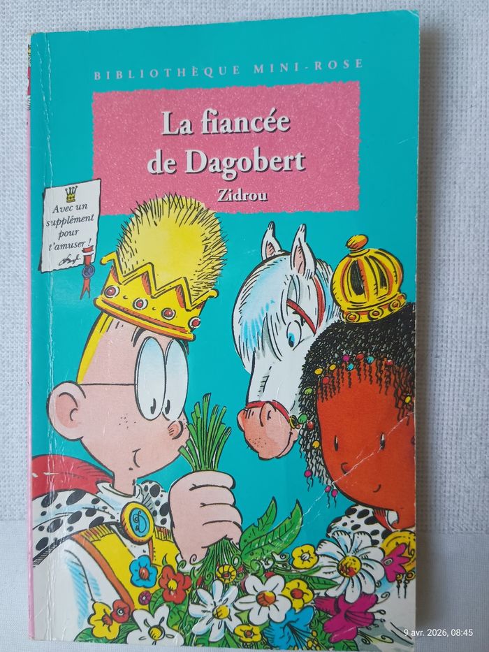 Livre bibliothèque rose "la fiancée de Dagobert" - photo numéro 1