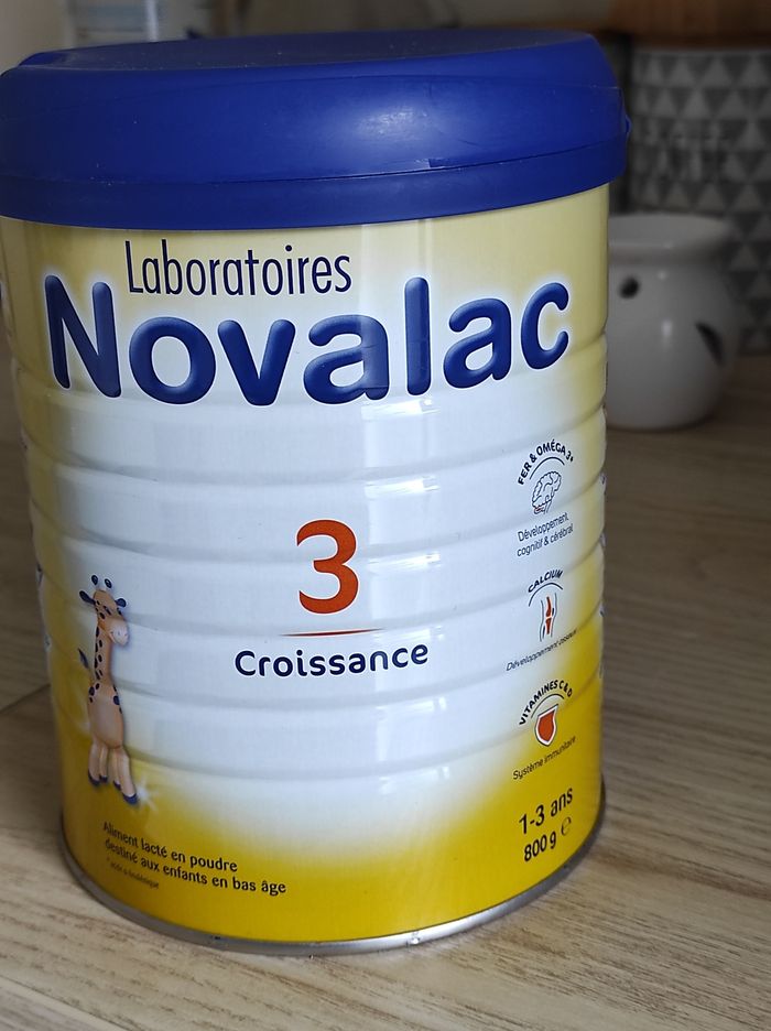 Novalac Lait de Croissance 3ème Âge - De 1 à 3 ans, 800g
