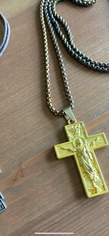 collier croix orthodoxe pendentif