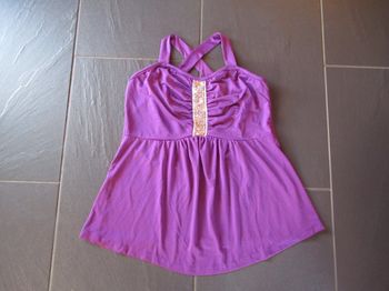 Débardeur / Top / Haut femme 36 / S + don d'un tee-shirt
