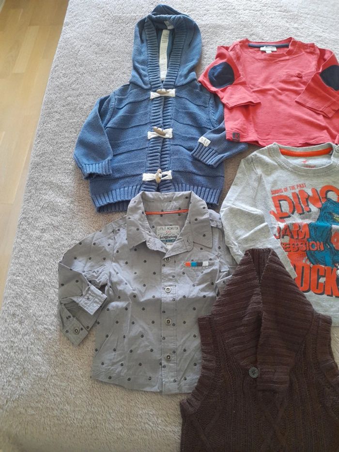 Lot vêtements garçon taille 12 mois - photo numéro 3