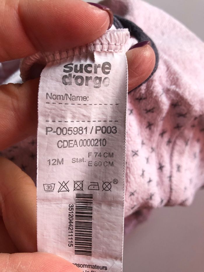 Pyjama fille Sucre d’Orge - photo numéro 3