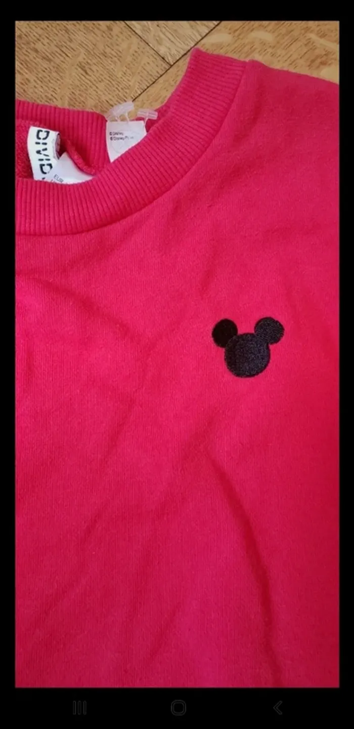 Sweat pull collection mickey h&m disney neuf - photo numéro 4