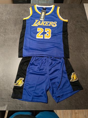 Tenue NBA Los Angeles Lakers LeBron James violet t.22