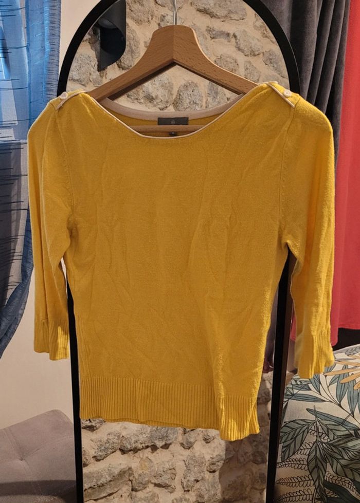 Pull jaune - photo numéro 3