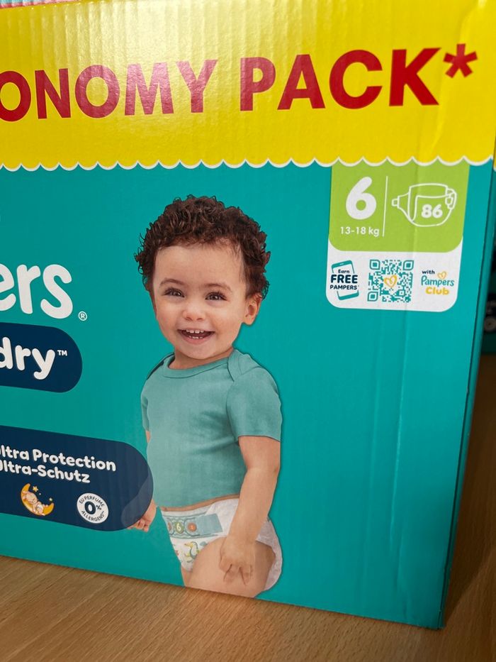 Pampers baby dry taille 6 - photo numéro 2