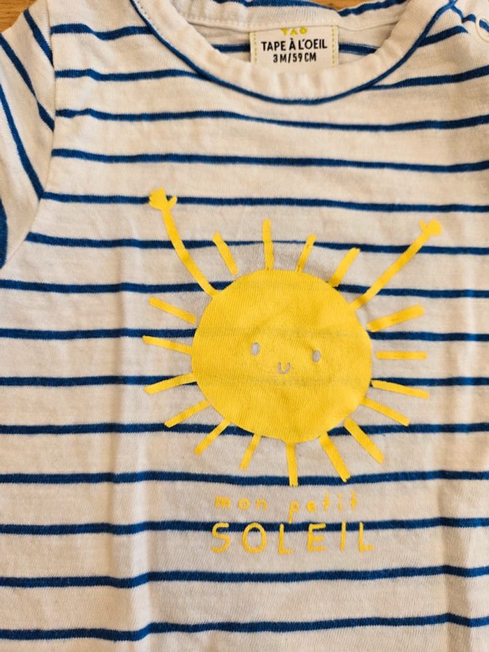 T-shirt 3 mois - photo numéro 2
