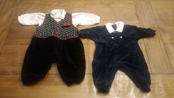 Lot de 2 tenues de fêtes bébé