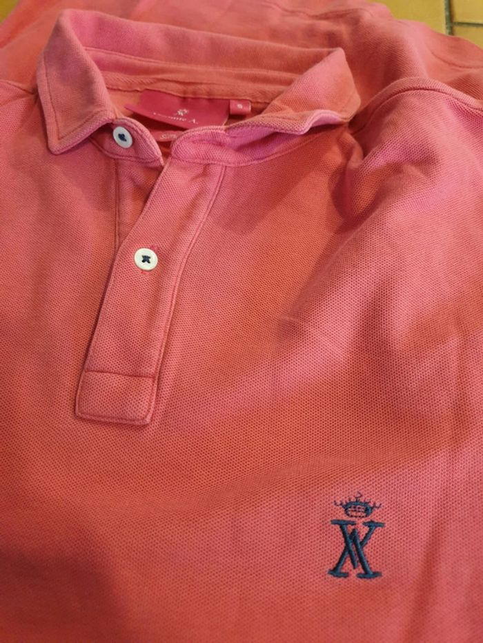 Polo homme Vicomte A. S rose - photo numéro 3