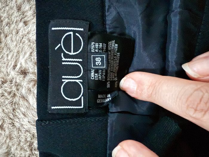 Superbe jupe droite noire Laurel taille 38 ou M - photo numéro 4