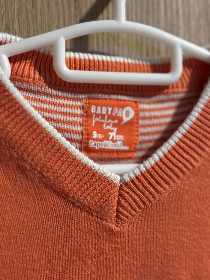 Pull orange - photo numéro 3