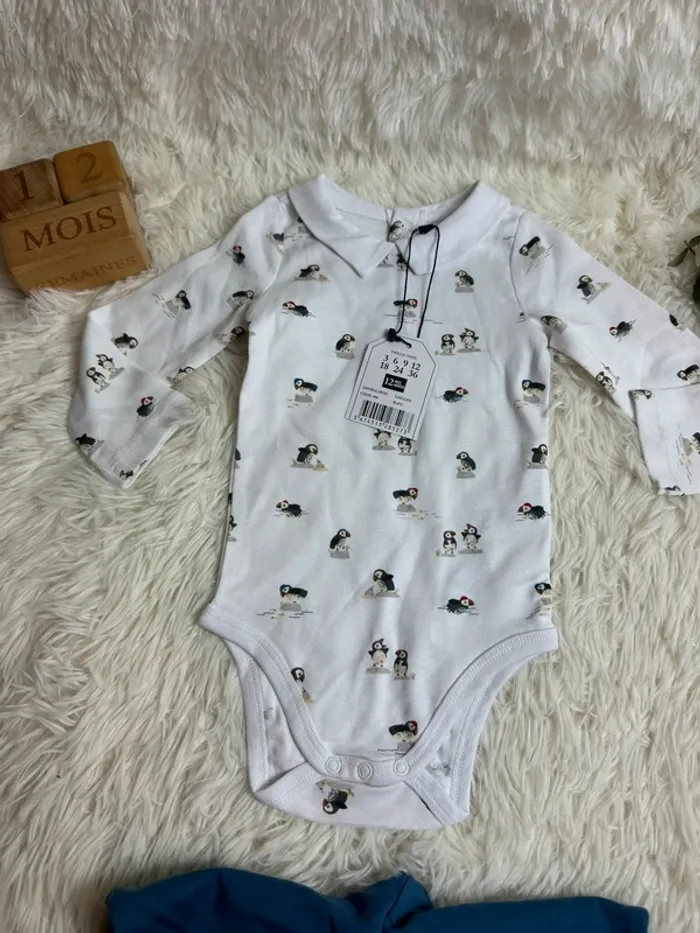 Ensemble pantalon et body sergent major taille 12 mois - photo numéro 5