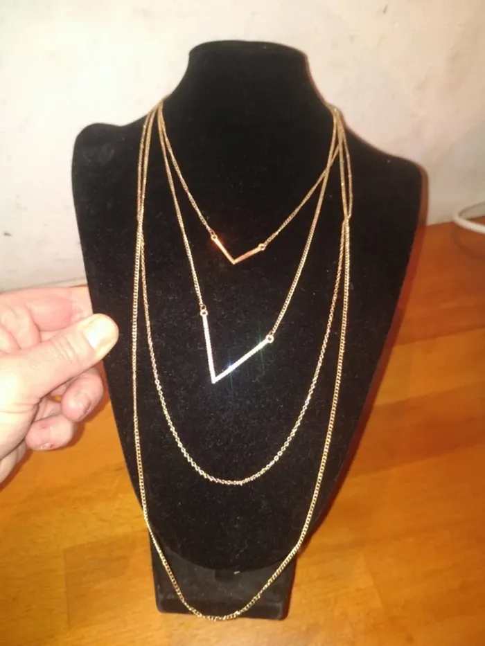 Collier Sautoir 4 Rang - photo numéro 2