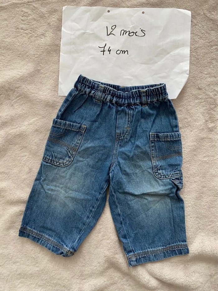 Lot de 3 pantalons jeans 👖 - Kimbaloo, Creeks & autre - 12 mois - TBE - photo numéro 6