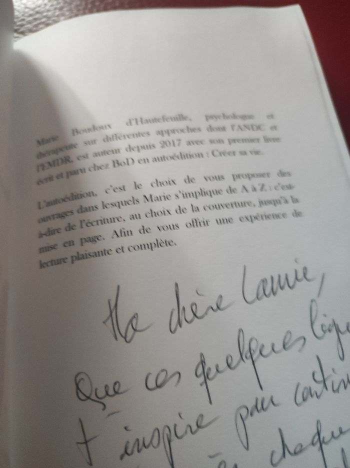 Livre Créer sa vie - photo numéro 3